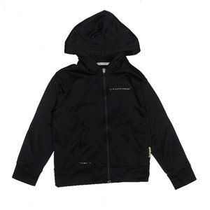 Nike Children's zip up hoodie jacket black kids S